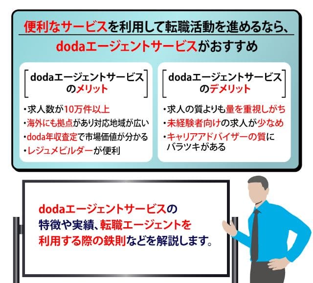 【dodaエージェントサービス】特徴・メリデメ・おすすめ活用法を解説